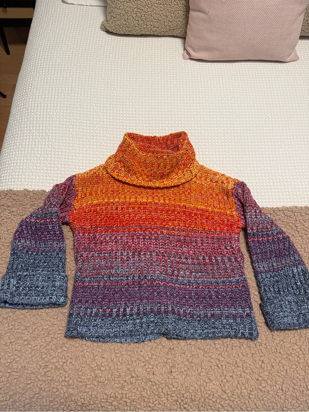525 America Multicolor Turtleneck Sweater